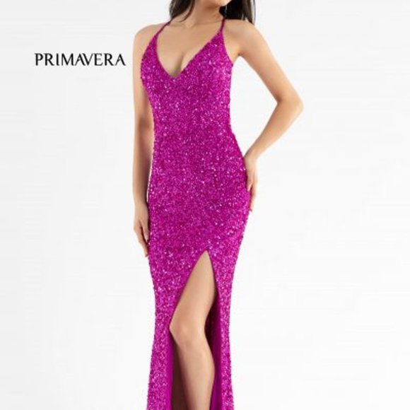 Primavera Dress 3291 Fuchsia Size 4